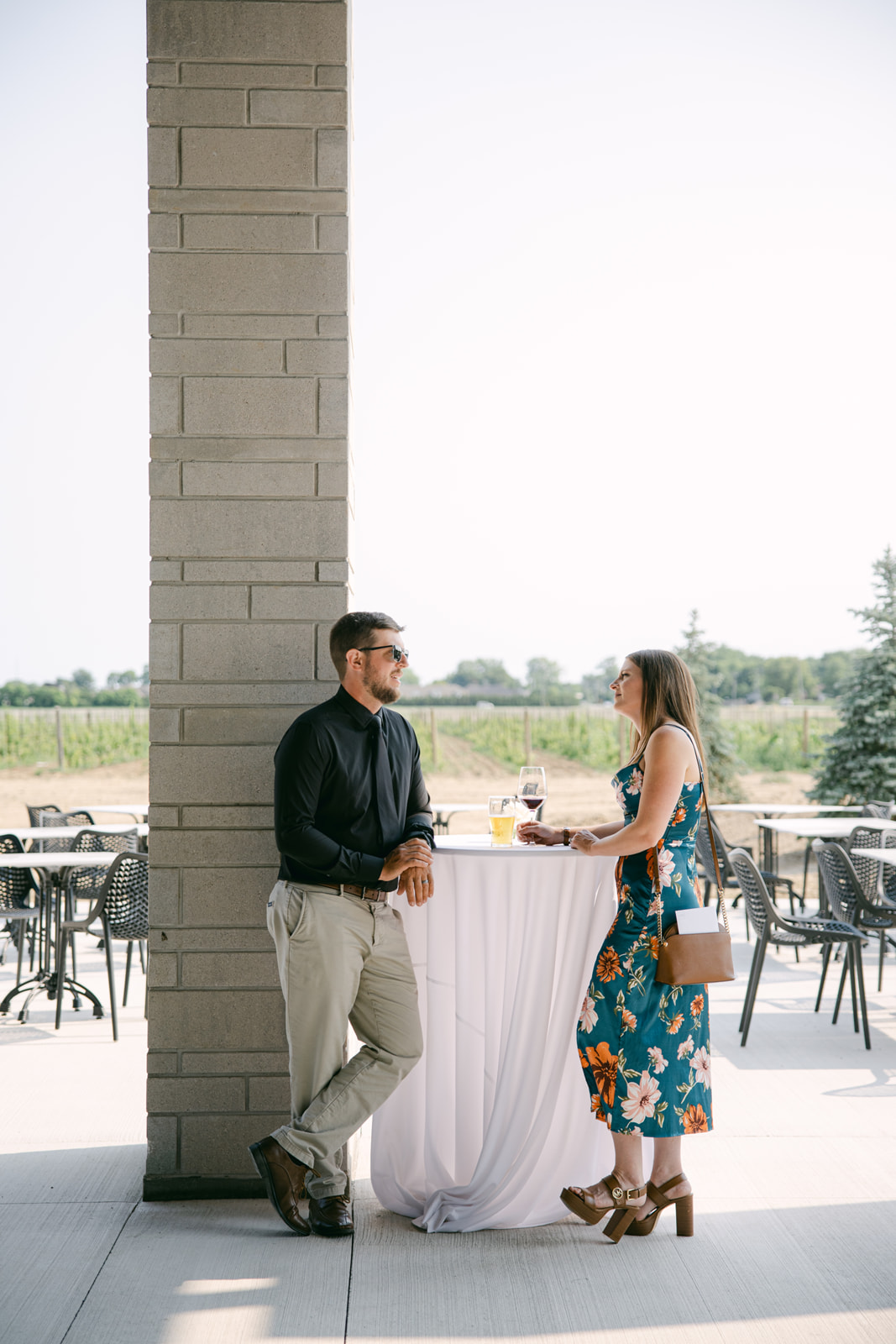 patio of Brix Tasting Lounge